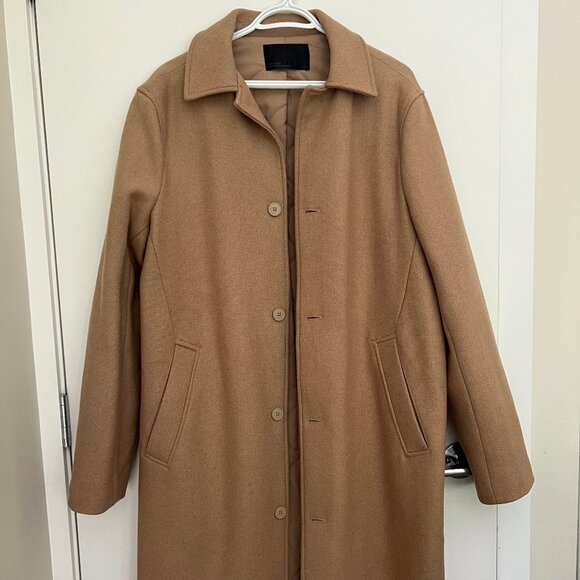 Oak + Fort - Oversized Wool Blend Coat - Picture 1 of 5